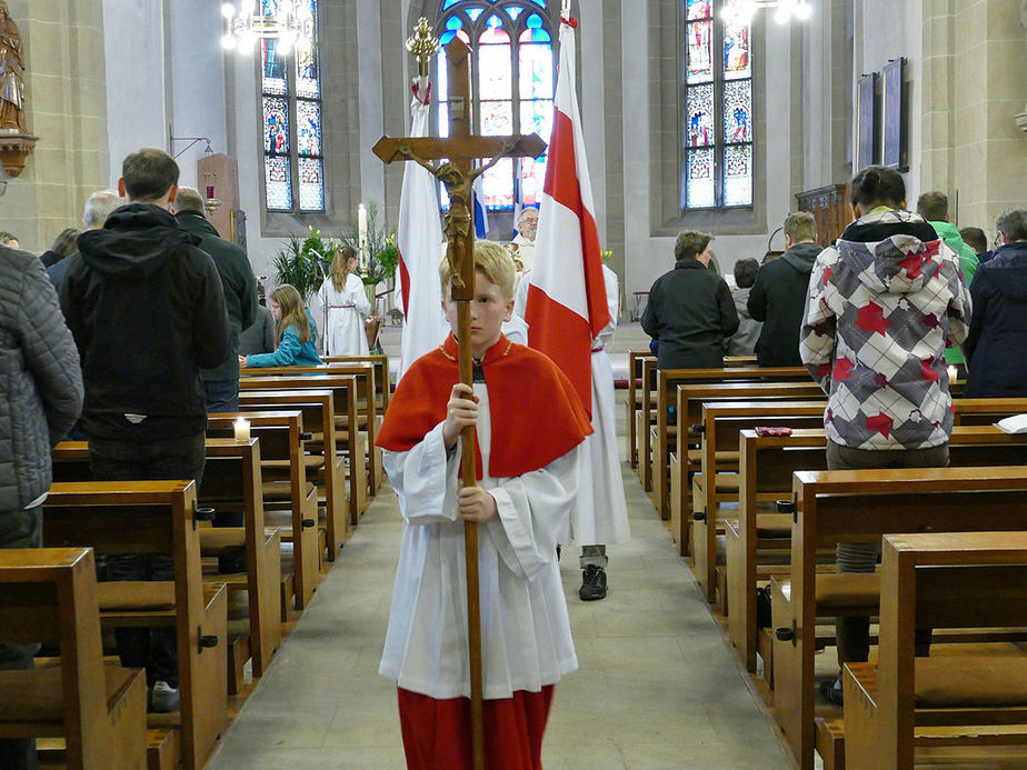 Lumen Christi - Auferstehungsmesse in St. Crescentius (Foto: Karl-Franz Thiede)